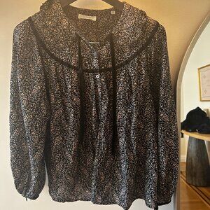 Doen York prairie floral blouse size S